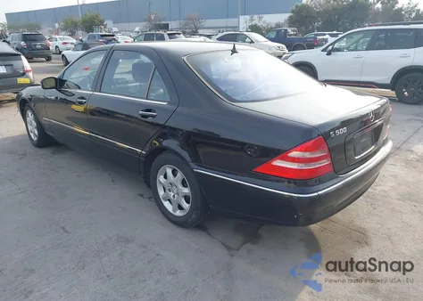 2002 Mercedes-Benz S 500 из США, поврежденный, VIN WDBNG75JX2A239708